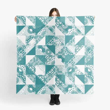 Spanish Trig scarf by Merry Makewell Designs